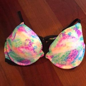 PINK Victoria secret multi colored bra.